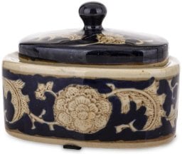 Pudełko Ceramiczne  Pojemnik z Pokrywką Wazon