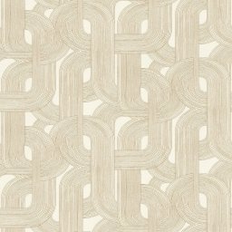 WALLPAPER 868111 GOLD WHITE GEOM