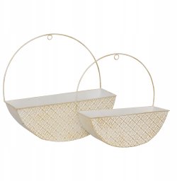 Zestaw 2 doniczek ściennych TINO, 34 cm