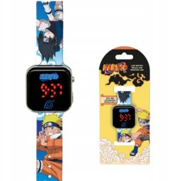 Kids Euroswan Zegarek LED z kalendarzem Naruto NA00001