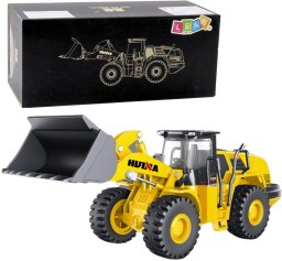 HUINA Koparko Ładowarka Metalowa Konstrukcja Huina Żółta 1:50