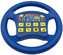 Interaktywna Kierownica Samochodowa Dźwięki Niebieska