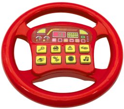 Interaktywna Kierownica Samochodowa Dźwięki Czerwona