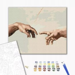 Malowanie po numerach BRUSHME, 40x50 cm, stworzenie Adama, 1 szt., w pudełku