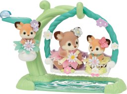 Sylvanian Families Baby Hjortene - Blomstergynge Sæt