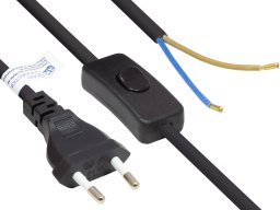 Alcasa P0386-S015 kabel zasilające Czarny 1,5 m Wtyczka zasilająca typu C