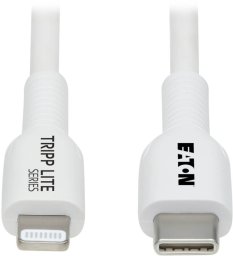 Kabel USB Tripp Lite Lightning - USB-C 1 m Biały (M102AB-01M-WH)