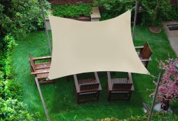 Żagiel wodoszczelny premium 3x3 - Beżowy