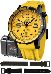 Zegarek męski Vostok Europe NH35A-510C530SY żółty