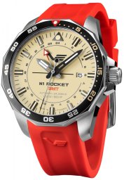 Zegarek męski Vostok Europe NH34-225A713SR czerwony
