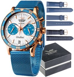 Zegarek damski Vostok Europe VK64-515B527BBL niebieski