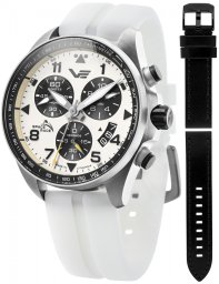Zegarek męski Vostok Europe 6S30-325A743SW biały