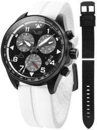 Zegarek męski Vostok Europe 6S30-325C744SW biały