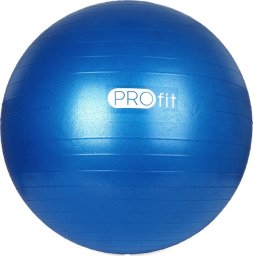 Piłka gimnastyczna Profit 45 cm niebieska z pompką DK 2102