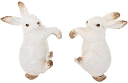 Figurka Królik  Dekoracja Ozdoba Wiosenna Wielkanoc   9cm x 4cm x 7cm