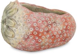 Osłonka na Doniczkę truskawka Betonowa do Pokoju 17cm x 27cm x 21cm