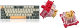 Klawiatura Redragon Redragon K606 Lakshmi Red switch (K606-OG&GY&BK) + A113 F Bullet Keycaps (A113 F)