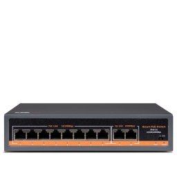 Switch PoE KEEYO LV-V-SP108G 8x PoE 2x Uplink
