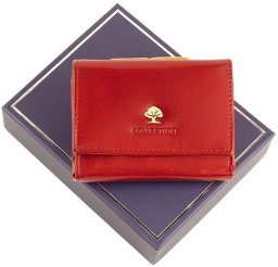 Portfel damski skórzany skóra naturalna Luxury