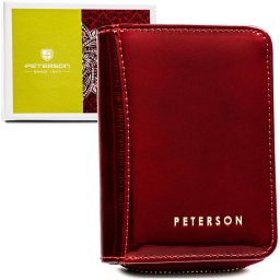 Portfel damski skórzany skóra naturalna Peterson