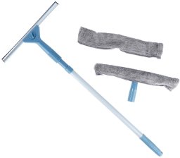 Ultra Clean Teleskopowy mop do okien ze ściągaczką (4 el.)