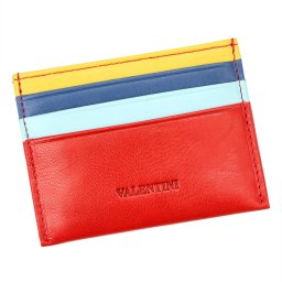 Małe Skórzane zgrabne etui dla kart od Valentini