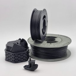 3D plastikas Filalab PET-G ESD 1.75mm 0.5kg – Black