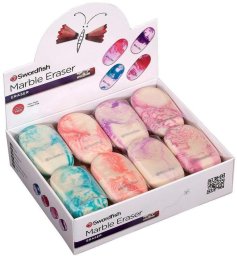 Gumka Marble marmur duża (24szt)