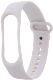 Pasek silikonowy do Xiaomi Mi Band 3 / 4 kość słoniowa