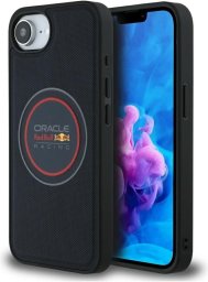Etui Red Bull Meshed Logo and Red Ring   MagSafe do iPhone 16e granatowy