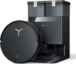 Ecovacs Robotic Vacuum Cleaner | DEEBOT T50 MAX PRO OMNI | Wet&Dry | Dust capacity 0.35 L | 18500 Pa | Black