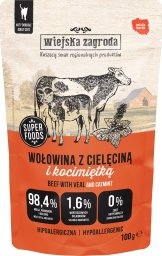 Karma mokra dla kota Wołowina z cielęciną i kocimiętką (dorosły) 100g
