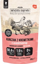 Karma mokra dla kota Kurczak z krewetkami i walerianą (dorosły) 100g