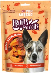 Pan Mięsko Przysmak dla psa Fruits & Veggies Batat z królikiem (dorosły) 100g