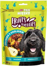  Pan Mięsko Przysmak dla psa Fruits & Veggies Gruszka z królikiem (dorosły) 100g