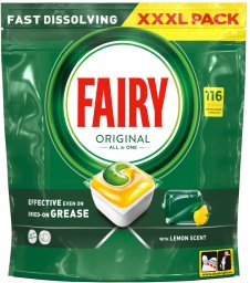 Kapsułki do zmywarki FAIRY Original All in One Cytryna 116szt