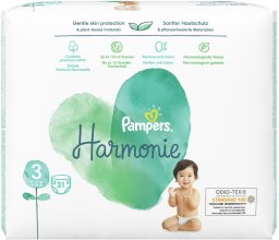 Pieluchy PAMPERS Harmonie rozmiar 3 (6-10kg) 31szt