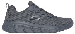 Buty męskie SKECHERS BOBS Sport B Flex - Chill Edge (118106-DKGY) 45