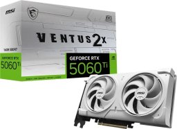 Karta graficzna MSI GeForce RTX 5060 Ti Ventus 2X OC White Plus 16GB GDDR7 DLSS4