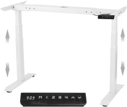 Elektryczny stelaż biurkowy KG1020 biały KING MOUNT