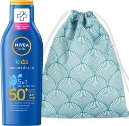 Nivea Nivea Kids Protect & Moisture SPF50 + Plecak Plażowy