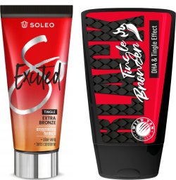 Soleo Excited + Wild Tan Black Tingle Gratis