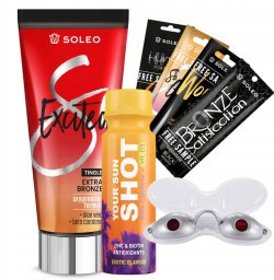 Soleo Excited 150ml Bronzer Rozgrzewający Z Efektem Tingle + Gratisy