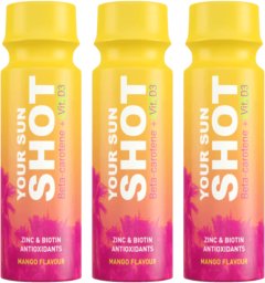 Supertan Your Sun Shot Mango Z Wit. D3 Drinki Do Opalania 80ml x3szt