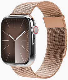 Vonmählen Milanese Loop 2 do Apple Watch 42 | 44 | 45 | 49mm One Size - Różowe złoto (AWS00128)