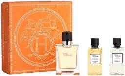 Hermès Zestaw Terre D'Hermes EDT spray 50ml + Żel pod prysznic 40ml + Lotion po goleniu 40ml