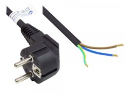 Alcasa P0185-S030 kabel zasilające Czarny 3 m Wtyczka zasilająca typu E+F