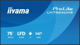 Monitor iiyama ProLite LH7564UHS-B1AG