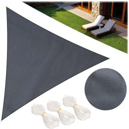 Żagiel przeciwsłoneczny trójkątny 7m2 Plonos PL-886 szary