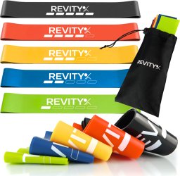 Revity Gumy do ćwiczeń Mini Bands zestaw 5 gum oporowych taśmy fitness